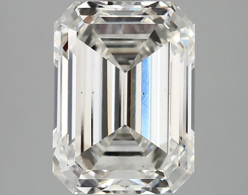 3.18 Carat Emerald Shaped Excellent Cut VS2 IGI Certified Lab Grown Diamond
