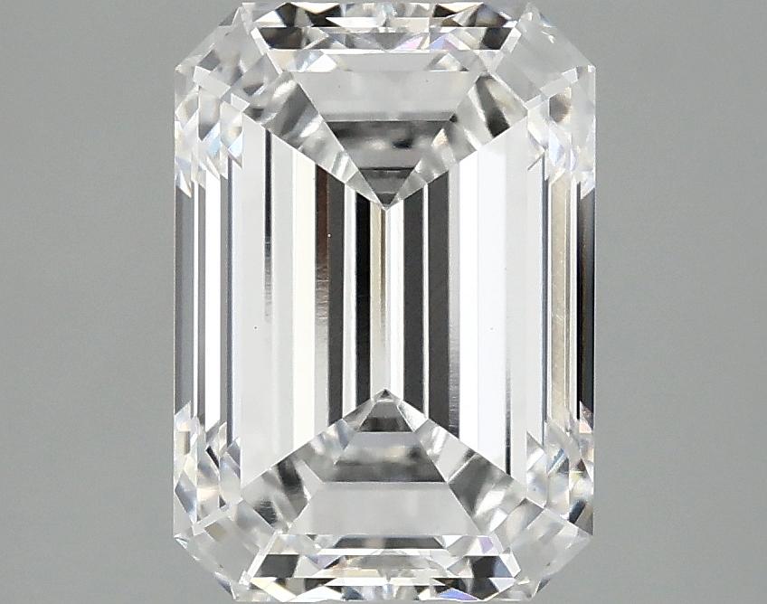 3.03 Carat Emerald Shaped Ideal Cut VVS2 IGI Certified Lab Grown Diamond