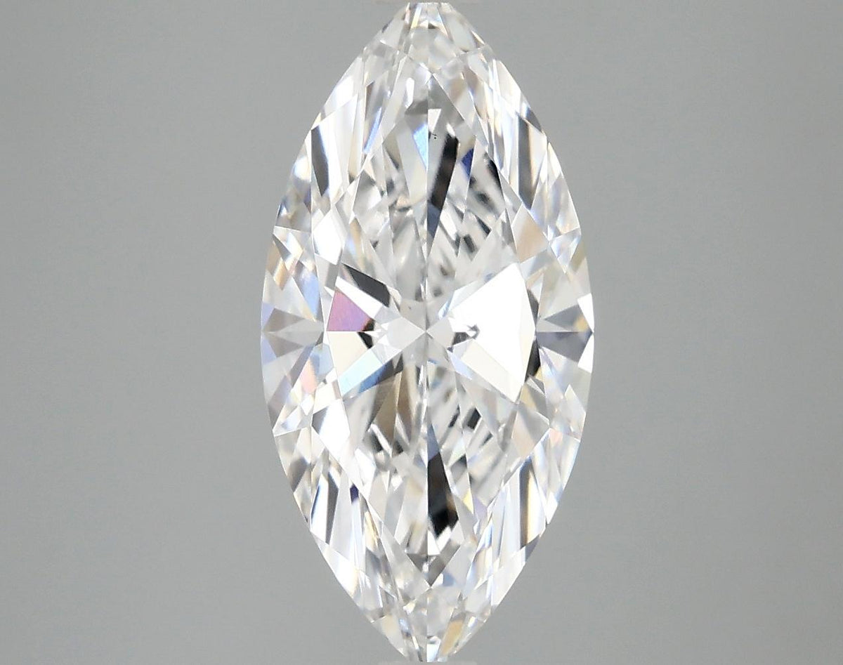 2.84 Carat Marquise Shaped Excellent Cut VVS2 IGI Certified Lab Grown Diamond
