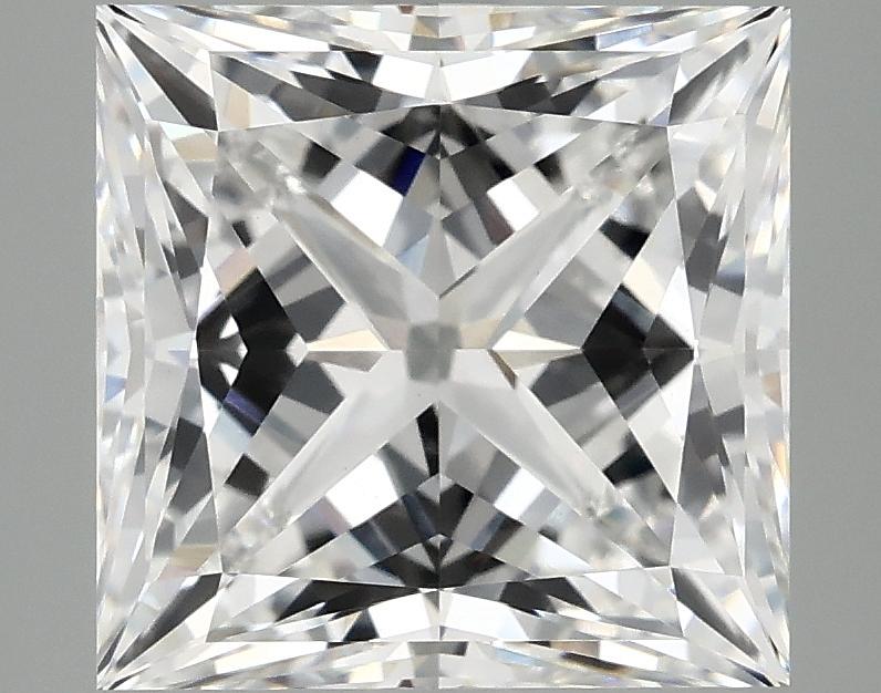 4.69 Carat Princess Shaped Ideal Cut VVS2 IGI Certified Lab Grown Diamond