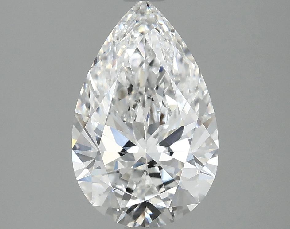 1.9 Carat Pear Shaped Ideal Cut VVS2 IGI Certified Lab Grown Diamond