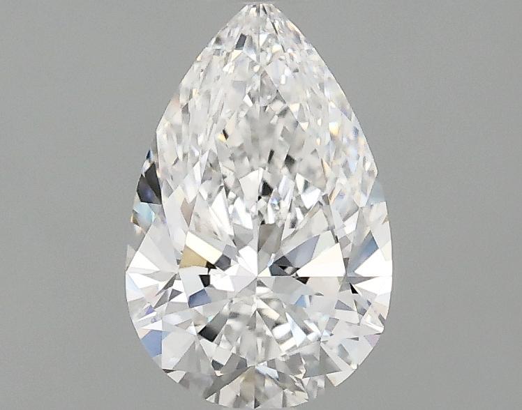 0.98 Carat Pear Shaped Ideal Cut VVS2 IGI Certified Lab Grown Diamond