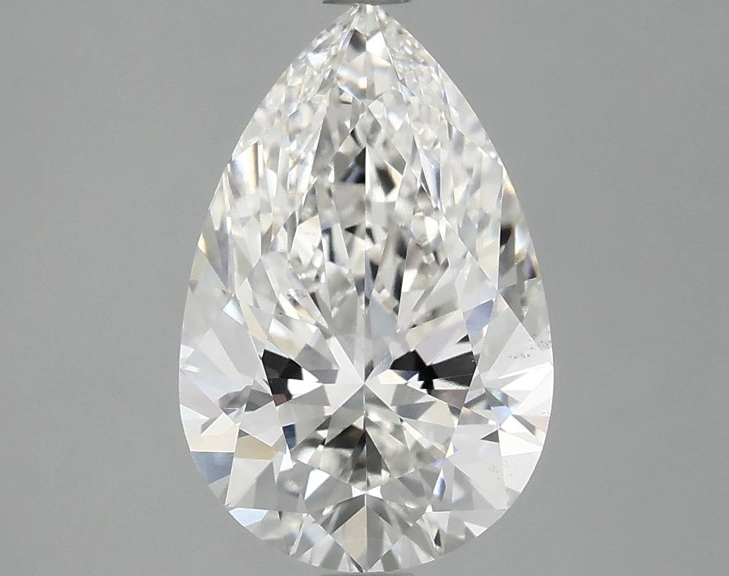 3.06 Carat Pear Shaped Excellent Cut VS2 IGI Certified Lab Grown Diamond