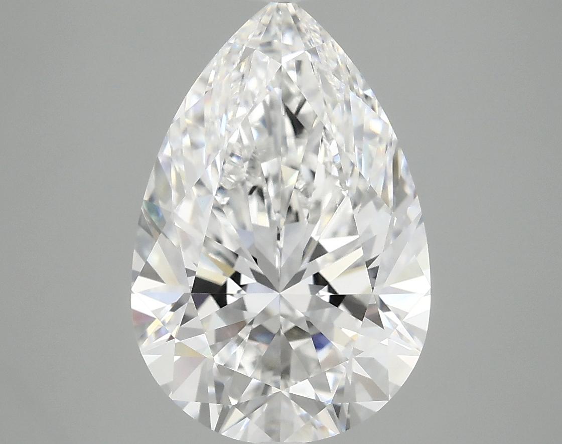 4.08 Carat Pear Shaped Excellent Cut VVS2 IGI Certified Lab Grown Diamond