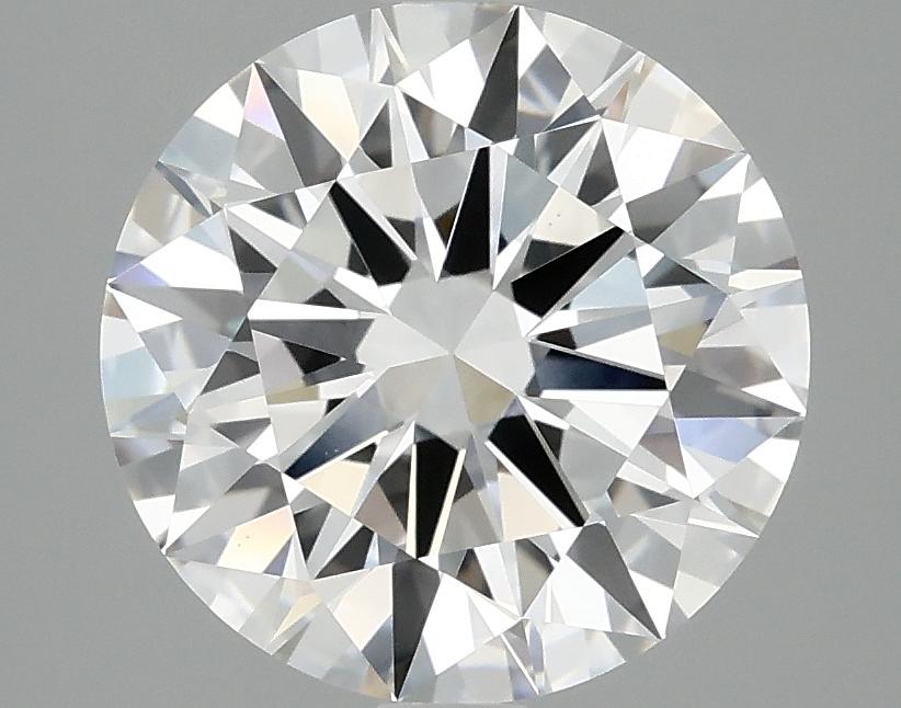 3.07 Carat Round Shaped Ideal Cut VVS2 IGI Certified Lab Grown Diamond