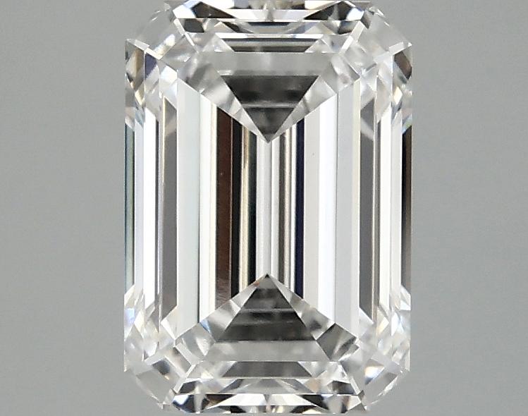 2.07 Carat Emerald Shaped Ideal Cut VVS2 IGI Certified Lab Grown Diamond