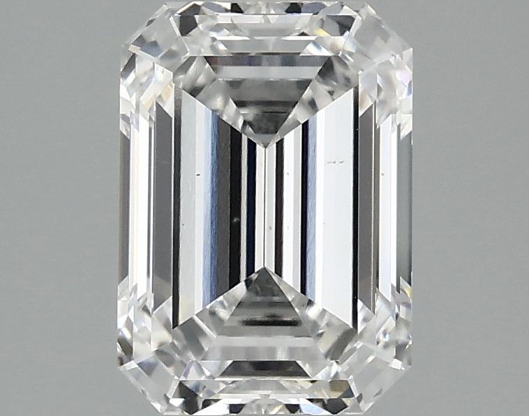 2.1 Carat Emerald Shaped Ideal Cut VS2 IGI Certified Lab Grown Diamond