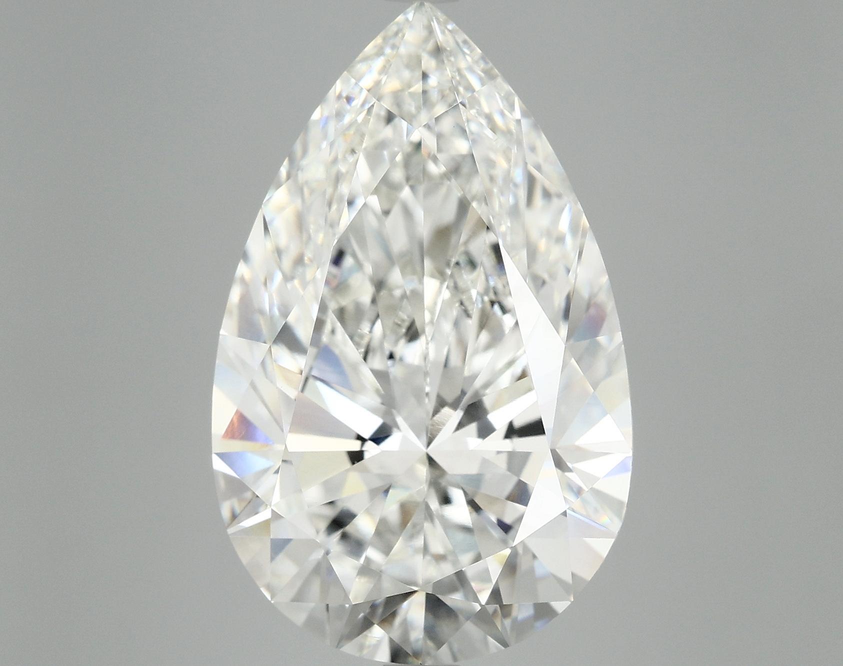 10.67 Carat Pear Shaped Ideal Cut VVS2 IGI Certified Lab Grown Diamond