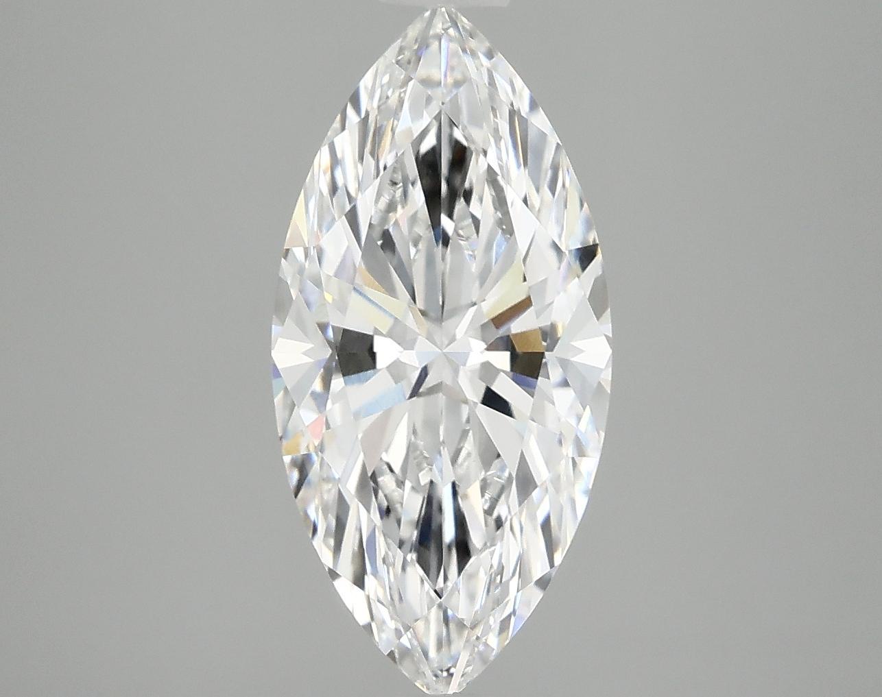 3.09 Carat Marquise Shaped Excellent Cut VVS2 IGI Certified Lab Grown Diamond