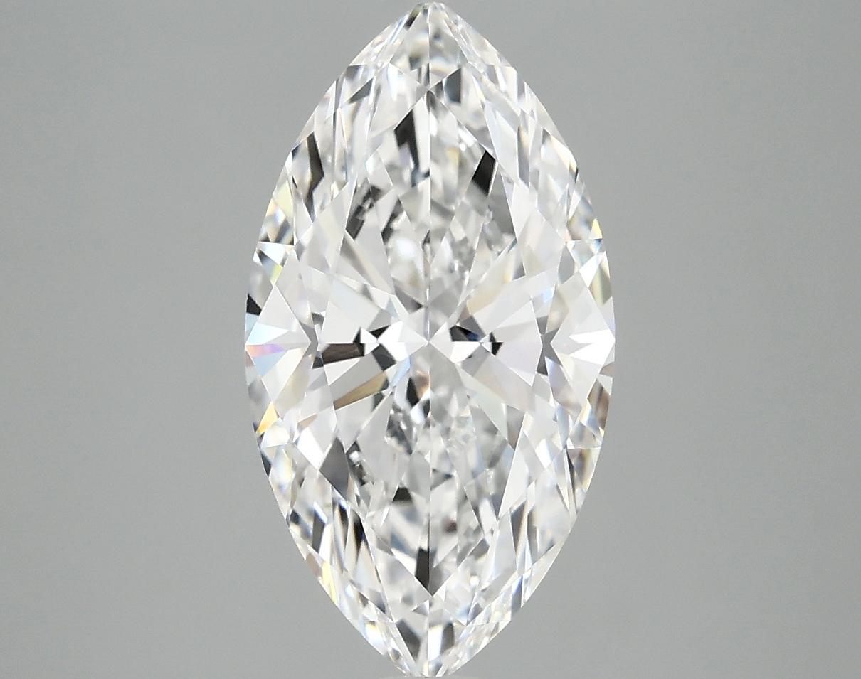 3.03 Carat Marquise Shaped Excellent Cut VVS2 IGI Certified Lab Grown Diamond