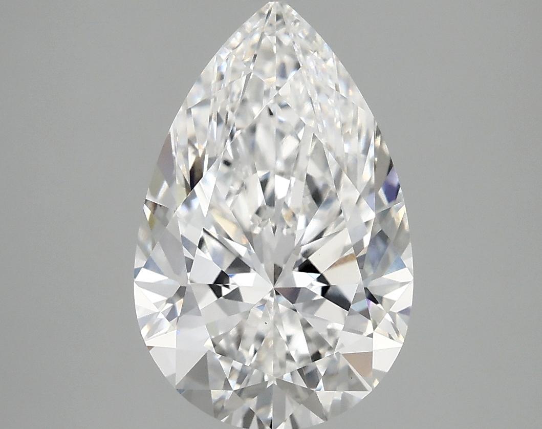 3.09 Carat Pear Shaped Excellent Cut VS1 IGI Certified Lab Grown Diamond