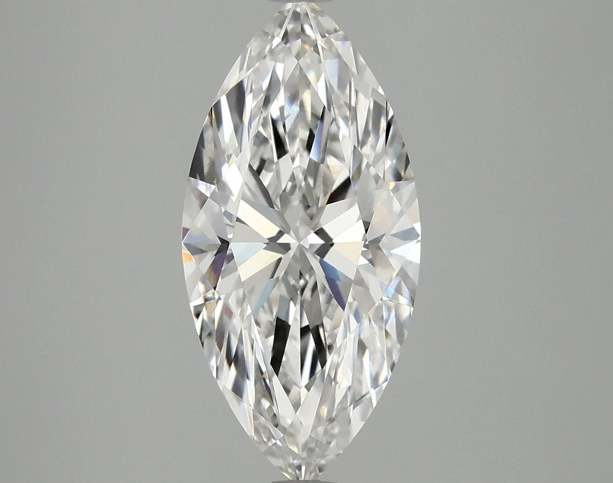 3.02 Carat Marquise Shaped Excellent Cut VVS2 IGI Certified Lab Grown Diamond
