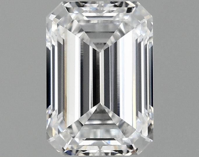 0.96 Carat Emerald Shaped Ideal Cut VVS2 IGI Certified Lab Grown Diamond