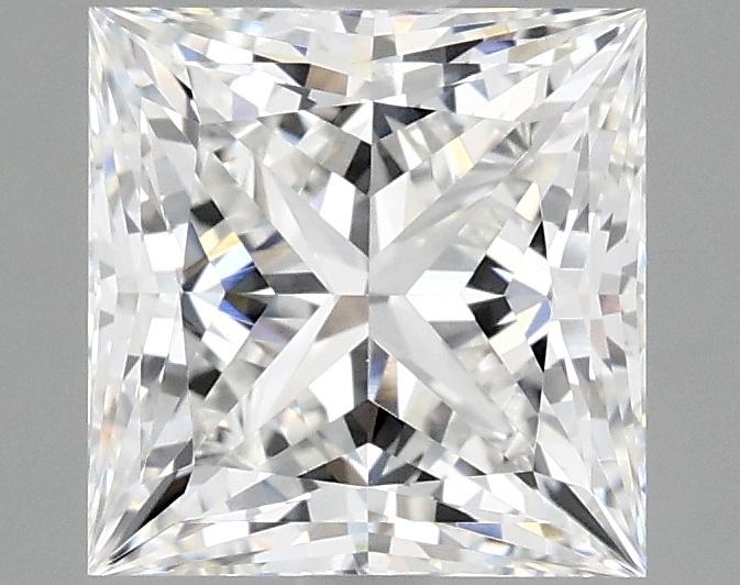 2.56 Carat Princess Shaped Ideal Cut VVS2 IGI Certified Lab Grown Diamond