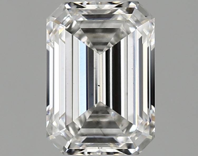 1.58 Carat Emerald Shaped Ideal Cut VS2 IGI Certified Lab Grown Diamond