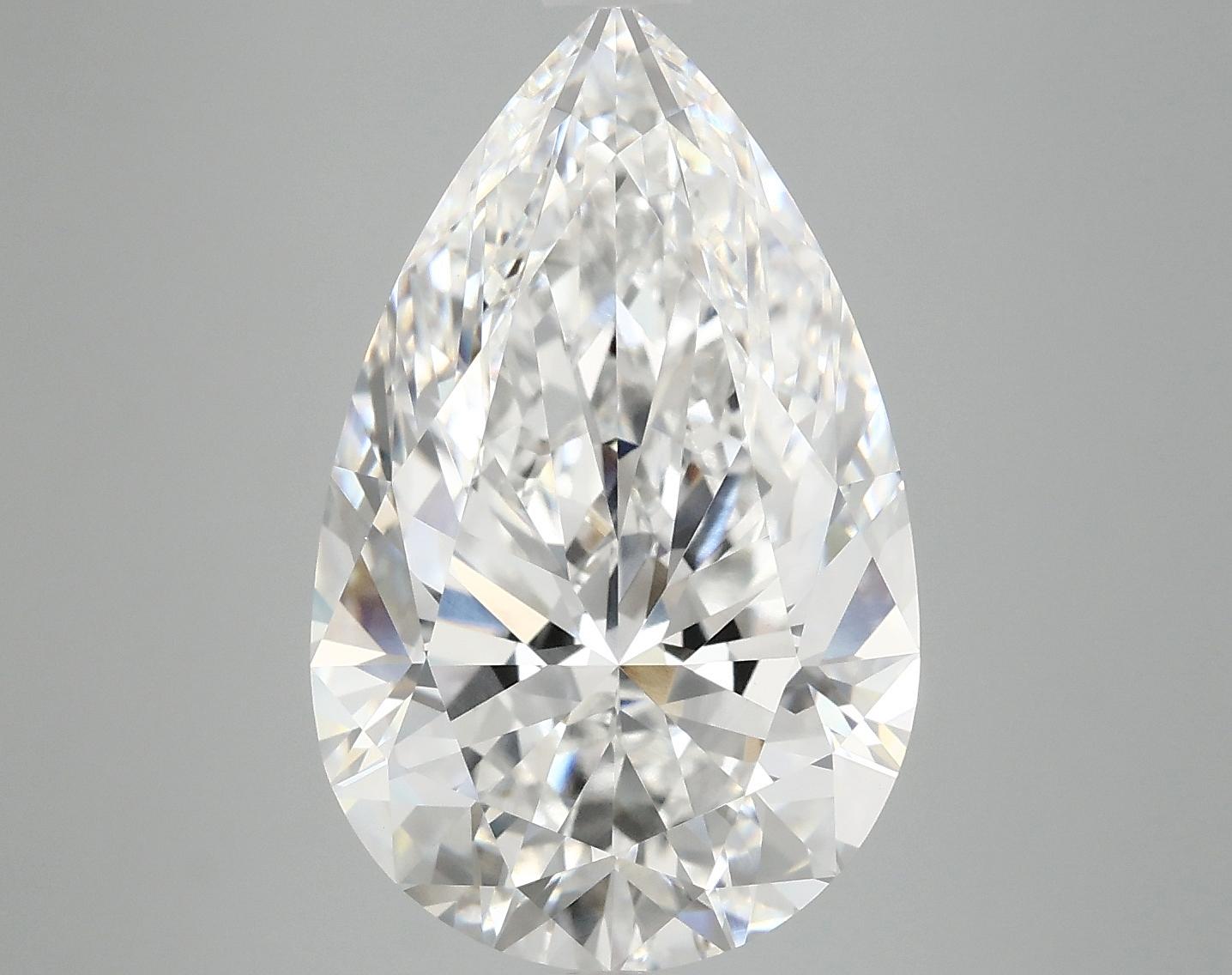 7.14 Carat Pear Shaped Ideal Cut VVS2 IGI Certified Lab Grown Diamond