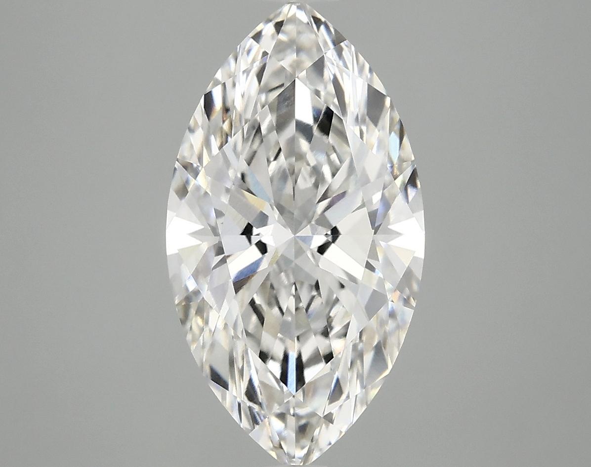 3.09 Carat Marquise Shaped Excellent Cut VVS2 IGI Certified Lab Grown Diamond
