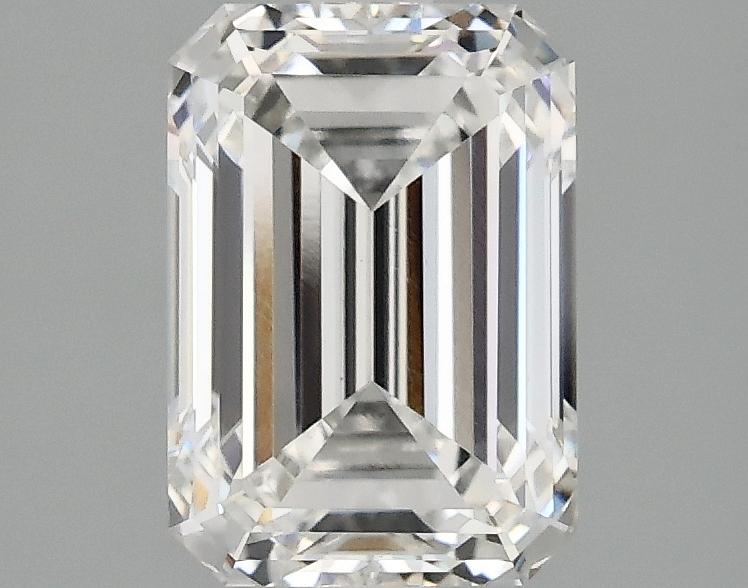 2.1 Carat Emerald Shaped Ideal Cut VS1 IGI Certified Lab Grown Diamond