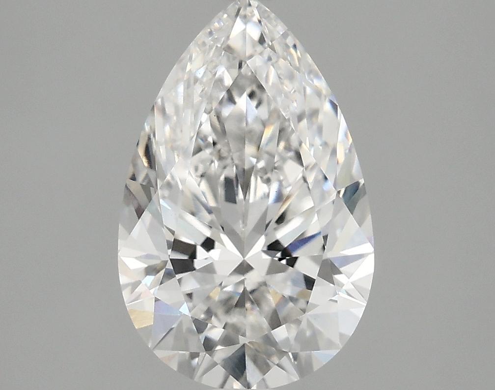 1.85 Carat Pear Shaped Ideal Cut VVS2 IGI Certified Lab Grown Diamond