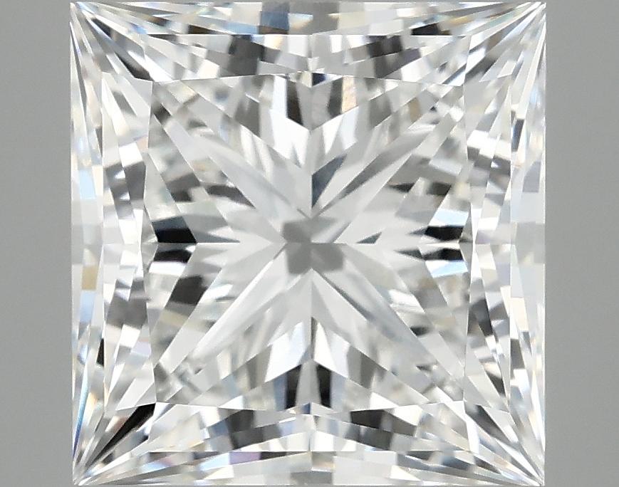 6.15 Carat Princess Shaped Ideal Cut VVS2 IGI Certified Lab Grown Diamond