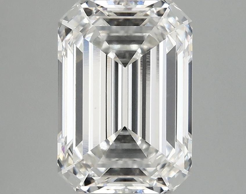 3.09 Carat Emerald Shaped Ideal Cut VVS2 IGI Certified Lab Grown Diamond