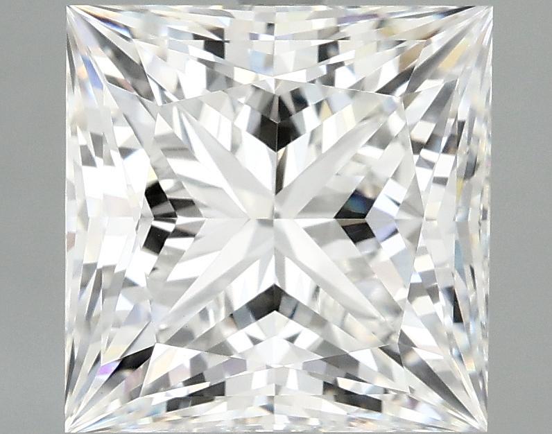 4.08 Carat Princess Shaped Ideal Cut VVS2 IGI Certified Lab Grown Diamond