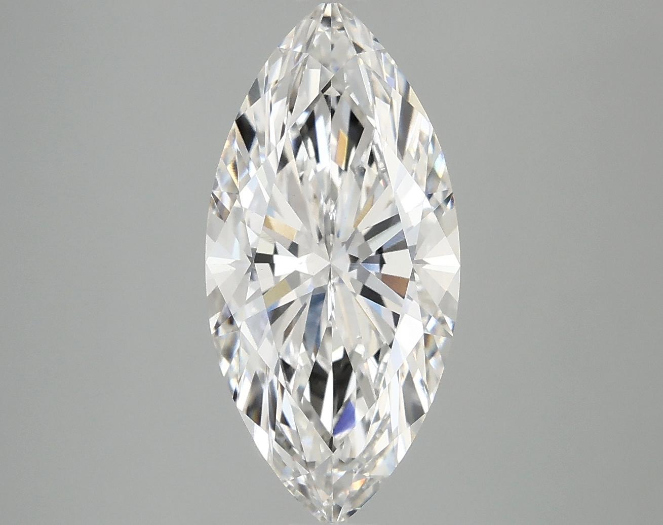 3.07 Carat Marquise Shaped Excellent Cut VS1 IGI Certified Lab Grown Diamond