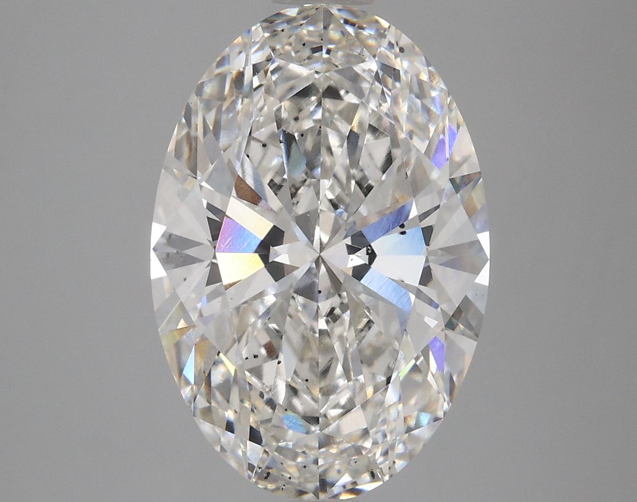 5.29 Carat Oval Shaped Ideal Cut SI1 IGI Certified Lab Grown Diamond