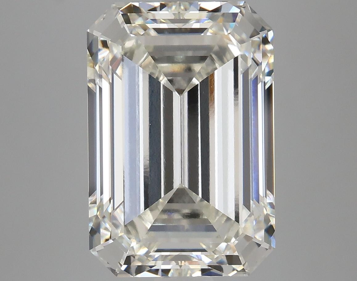 6.94 Carat Emerald Shaped Ideal Cut VVS2 IGI Certified Lab Grown Diamond