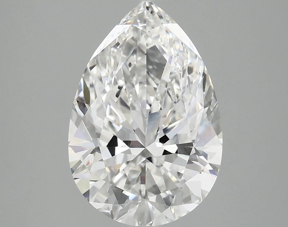 3.01 Carat Pear Shaped Excellent Cut VVS2 IGI Certified Lab Grown Diamond