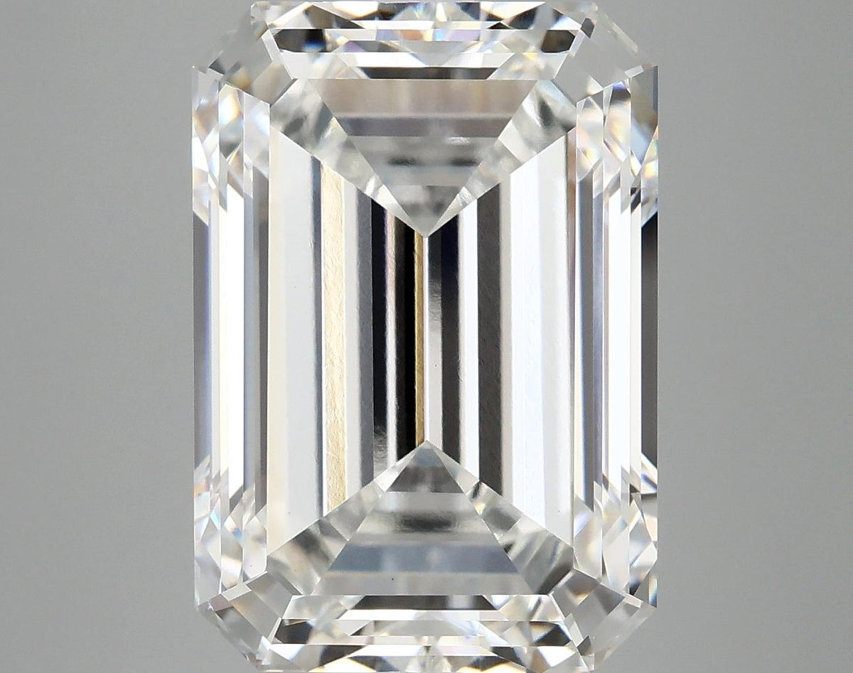 10.24 Carat Emerald Shaped Ideal Cut VVS2 IGI Certified Lab Grown Diamond