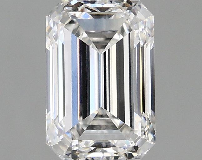 0.97 Carat Emerald Shaped Ideal Cut VVS2 IGI Certified Lab Grown Diamond