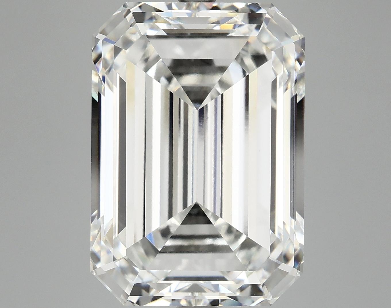 11.42 Carat Emerald Shaped Ideal Cut VVS2 IGI Certified Lab Grown Diamond