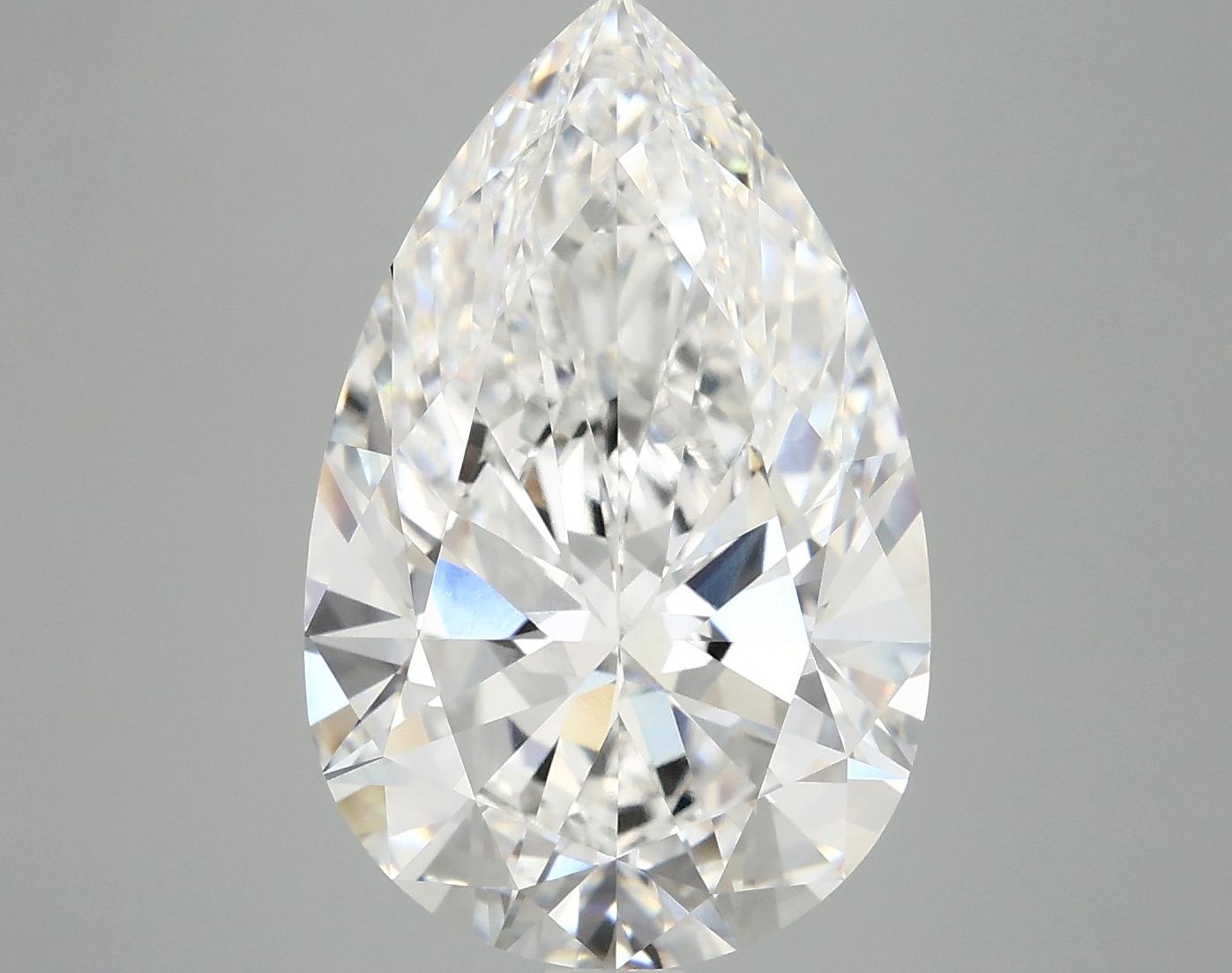 7.15 Carat Pear Shaped Ideal Cut VVS2 IGI Certified Lab Grown Diamond
