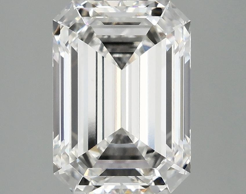 3.1 Carat Emerald Shaped Ideal Cut VVS2 IGI Certified Lab Grown Diamond