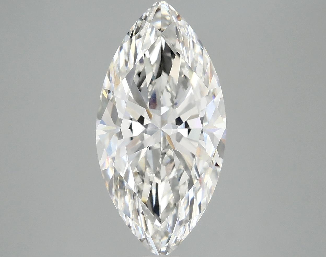 3.02 Carat Marquise Shaped Ideal Cut VVS2 IGI Certified Lab Grown Diamond