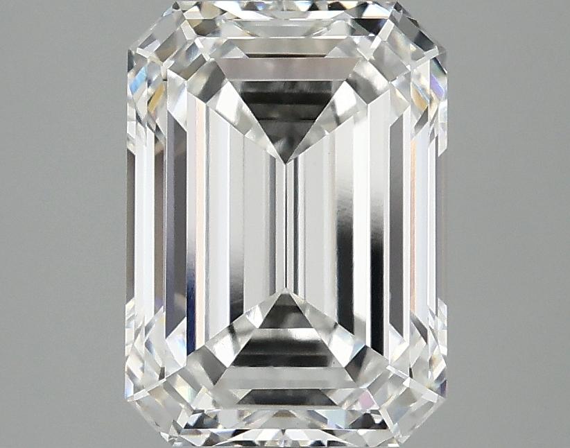 3.08 Carat Emerald Shaped Excellent Cut VVS2 IGI Certified Lab Grown Diamond
