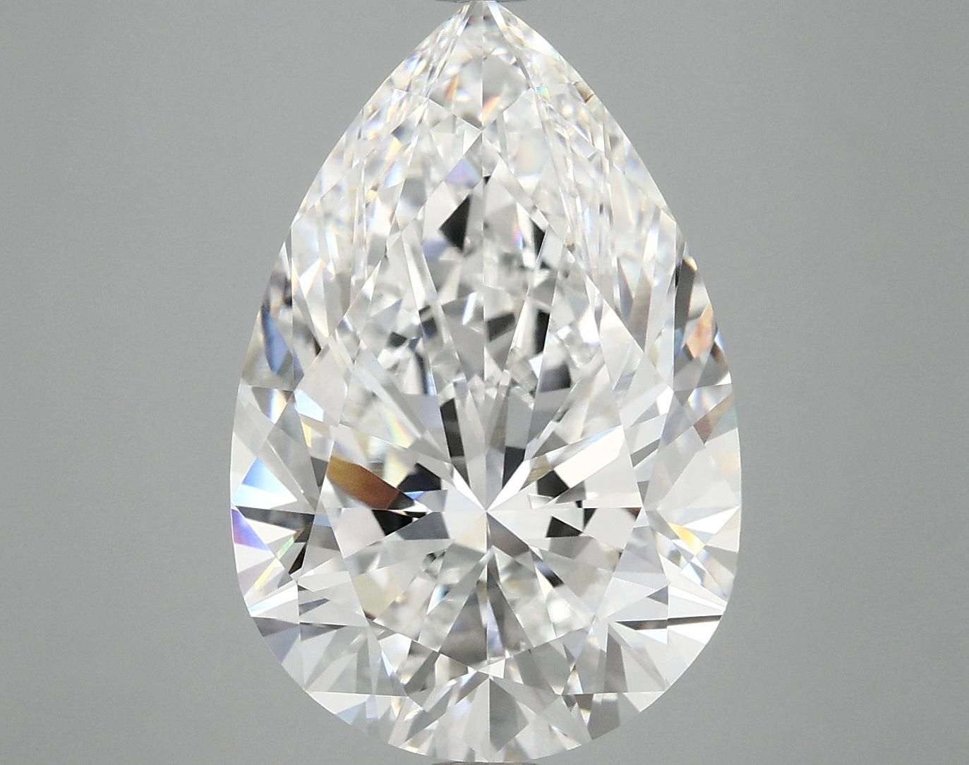 7.19 Carat Pear Shaped Excellent Cut VVS2 IGI Certified Lab Grown Diamond
