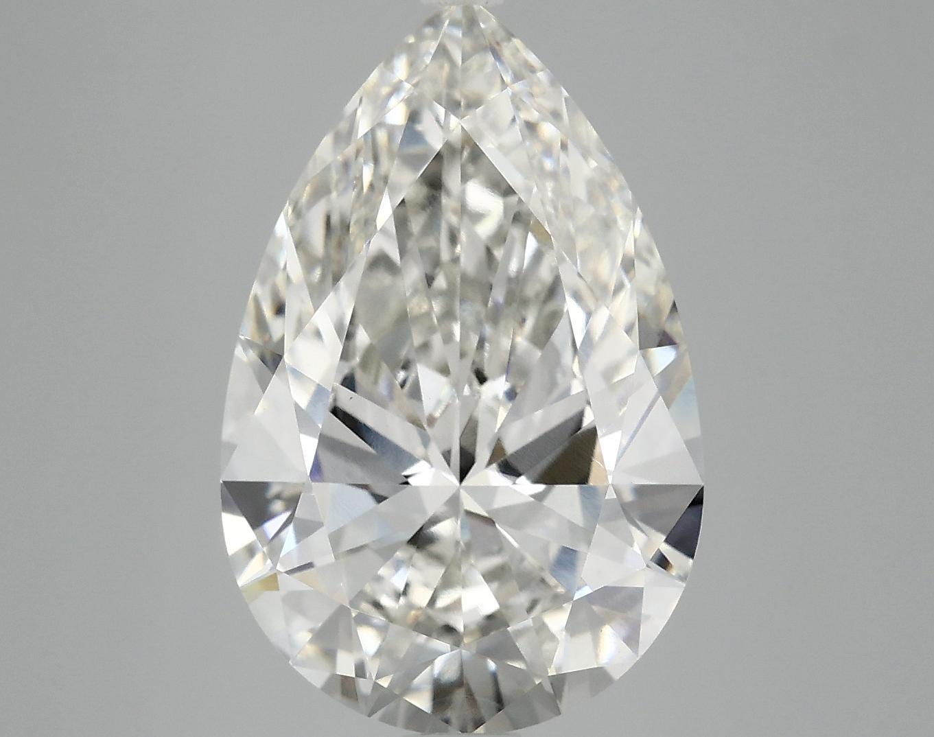 6.05 Carat Pear Shaped Excellent Cut VS1 IGI Certified Lab Grown Diamond