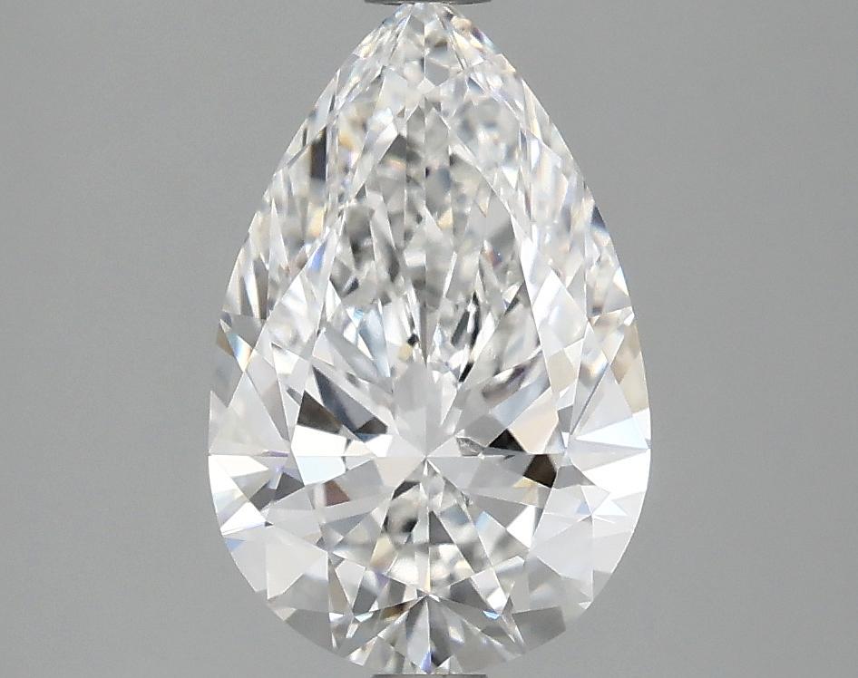 2.02 Carat Pear Shaped Ideal Cut VVS2 IGI Certified Lab Grown Diamond