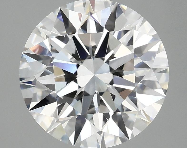 3.09 Carat Round Shaped Ideal Cut VVS2 IGI Certified Lab Grown Diamond