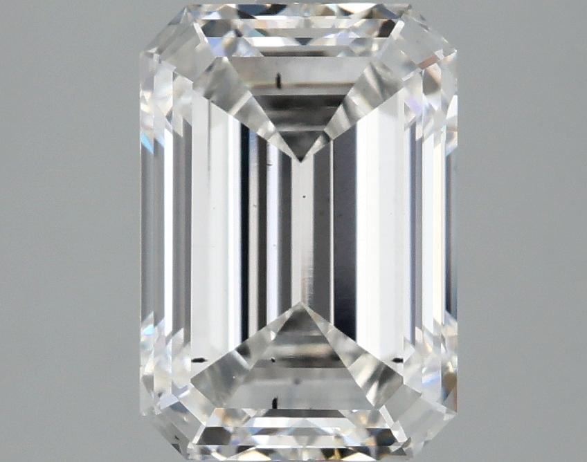 2.99 Carat Emerald Shaped Ideal Cut SI1 IGI Certified Lab Grown Diamond