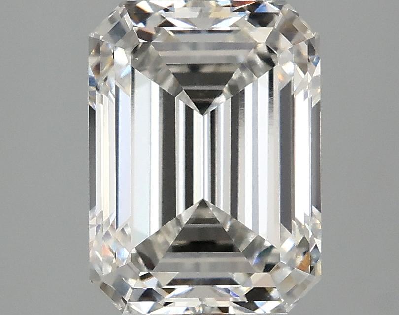 3.01 Carat Emerald Shaped Excellent Cut VVS2 IGI Certified Lab Grown Diamond
