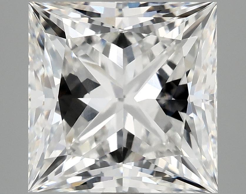 5.06 Carat Princess Shaped Ideal Cut VVS2 IGI Certified Lab Grown Diamond