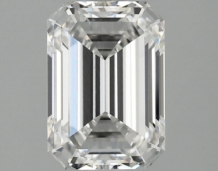 2.09 Carat Emerald Shaped Ideal Cut VVS2 IGI Certified Lab Grown Diamond