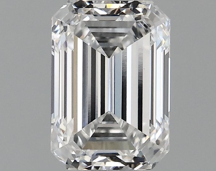 0.97 Carat Emerald Shaped Ideal Cut VVS2 IGI Certified Lab Grown Diamond