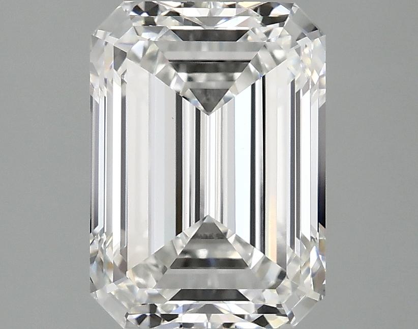 3.01 Carat Emerald Shaped Excellent Cut VVS2 IGI Certified Lab Grown Diamond
