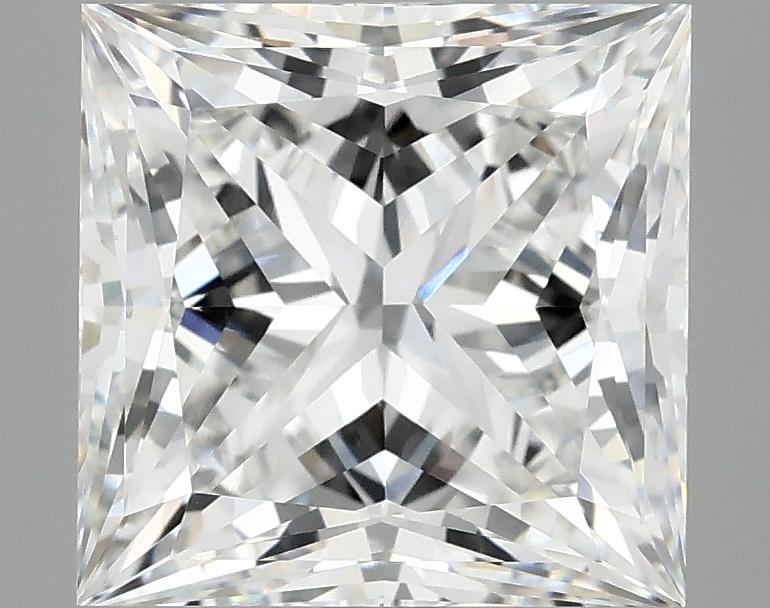 4.1 Carat Princess Shaped Ideal Cut VVS2 IGI Certified Lab Grown Diamond