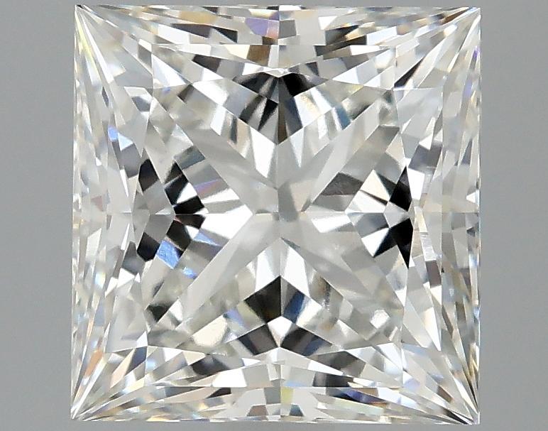 2.55 Carat Princess Shaped Ideal Cut VVS2 IGI Certified Lab Grown Diamond