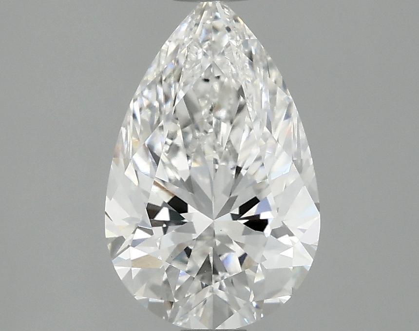1.6 Carat Pear Shaped Ideal Cut VVS2 IGI Certified Lab Grown Diamond